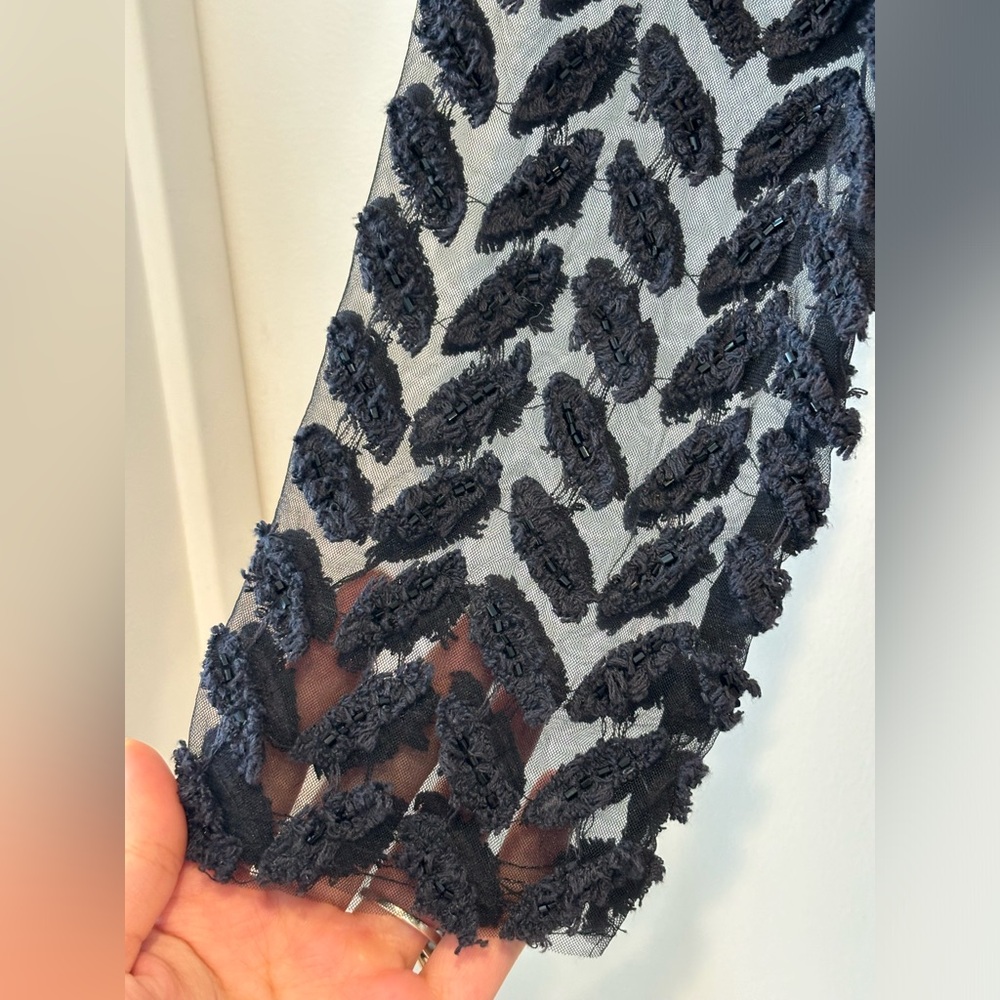 New ANTHROPOLOGIE TRACY REESE sheer beaded dress - Picture 4 of 5